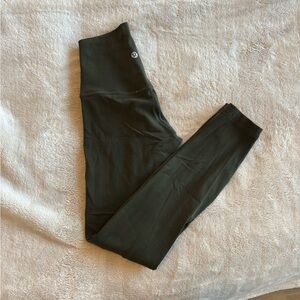 LuluLemon Align 25” High Rise Legging - Olive Green size 0